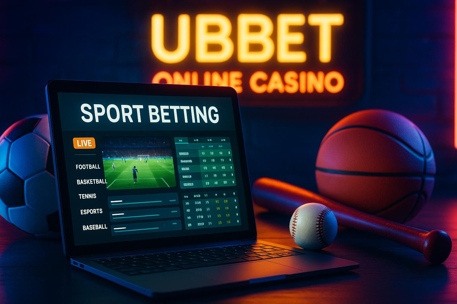 Apostas esportivas no cassino online UBBET