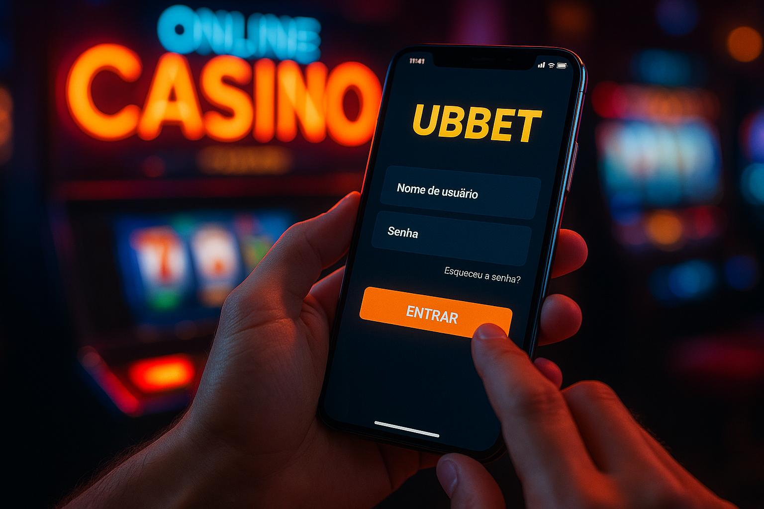 Criar uma nova Conta no plataforma UBBET